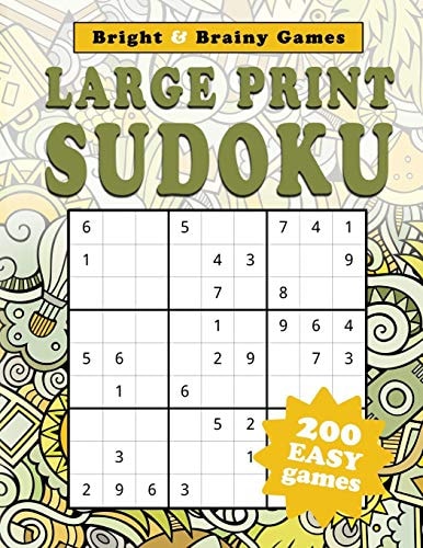 Large Print Sudoku 200 Easy Sukodu Puzzles for Seniors and Sudoku Puzzle Players of All Ages