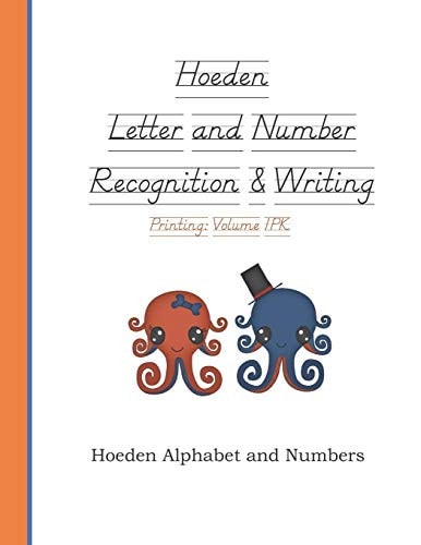 Hoeden Letter and Number Recognition & Writing Volume 1PK