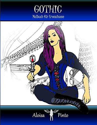 Gothic Malbuch Für Erwachsene (Darf Fantasy Steampunk)