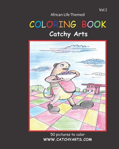 AFRICAN THEMED Coloring Book