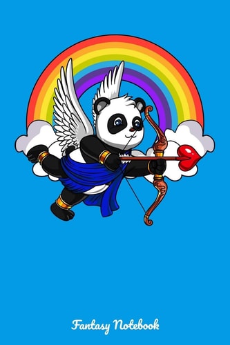 Fantasy Notebook Cute Panda Bear Cupid
