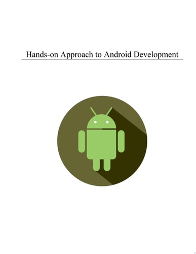 Hands-on Approach to Android Development Garvit Chugh
