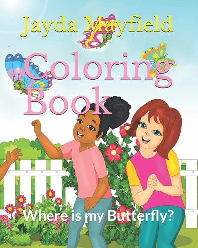 Coloring Book Where Is My Butterfly