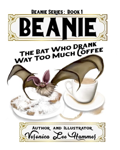 Beanie The Bat Who Drank Way Too Much Coffee