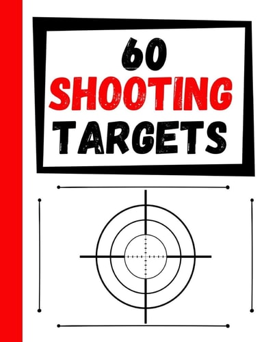 60 Shooting Targets Large Paper Perfect for Rifles / Firearms / BB / AirSoft / Pistols / Archery & Pellet Guns