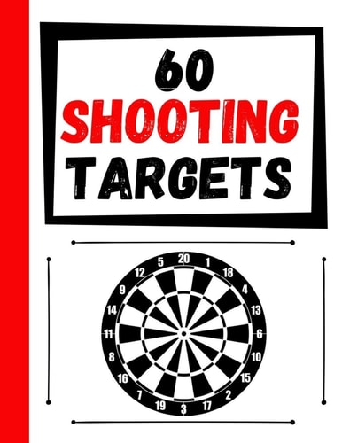 60 Shooting Targets Large Paper Perfect for Rifles / Firearms / BB / AirSoft / Pistols / Archery & Pellet Guns