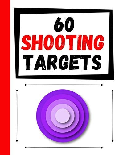 60 Shooting Targets Large Paper Perfect for Rifles / Firearms / BB / AirSoft / Pistols / Archery & Pellet Guns