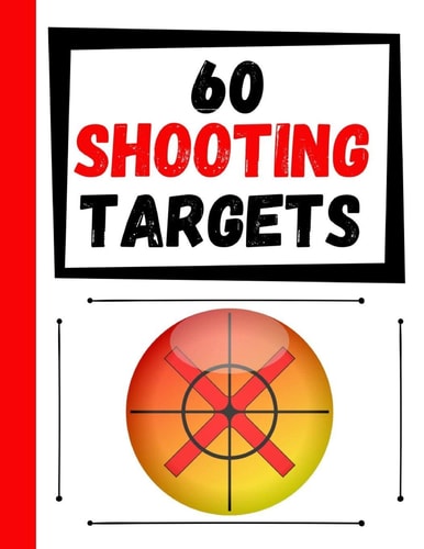 60 Shooting Targets Large Paper Perfect for Rifles / Firearms / BB / AirSoft / Pistols / Archery & Pellet Guns