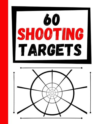 60 Shooting Targets Large Paper Perfect for Rifles / Firearms / BB / AirSoft / Pistols / Archery & Pellet Guns