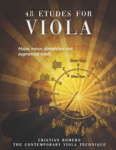 48 Etudes for Viola Major, Minor, Diminished and Augmented Triads