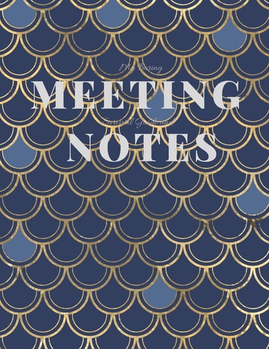 My Boring Meeting Survival Guide and Notes 8. 5x11 Meeting Notebook and Puzzle Book