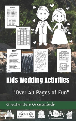Kids Wedding Activities "Over 40 Pages of Fun"