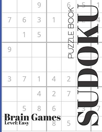 Sudoku Puzzle Book Brain Games For Beginners, EASY EDITION, Great Practice, Large Print