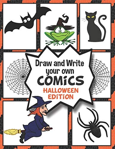 Draw and Write Your Own COMICS HALLOWEEN EDITION: Create Your Own Comics and Cartoons