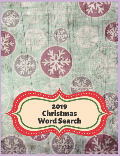 2019 Christmas Word Search Holiday Themed Word Find for Easy Gift At Christmas This Year