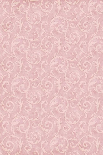 Vintage Pink Damask - Sketch & Write Notebook Softcover Purse-Size 6x9 Pink and Pale Mauve Matte Cover with Vintage Damask Pattern