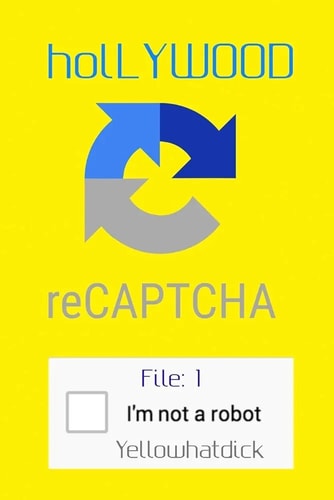 HolLYWOOD ReCAPTCHA I'm Not a Robot File: 1