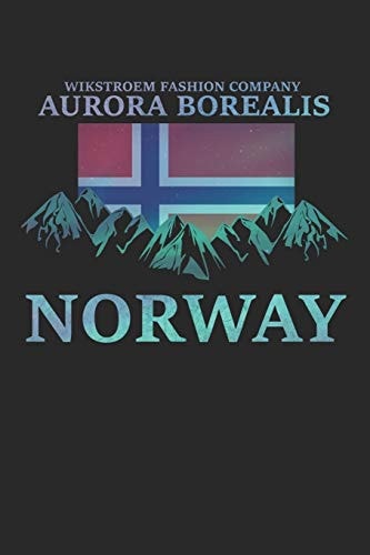 Wikstroem - Notes Norway Aurora Borealis Northern Lights - Notebook 6x9 Checkered