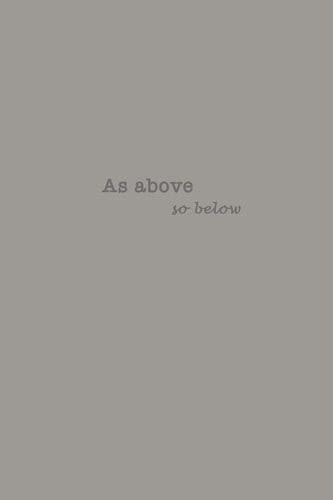 As Above So Below