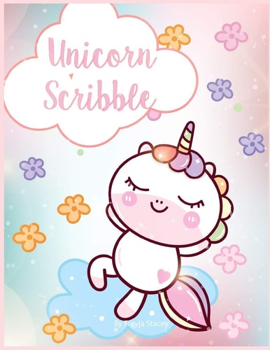 Unicorn Scribble Unicorn Coloring Books for Girls Ages 8-12 by Unicorn Scribble
