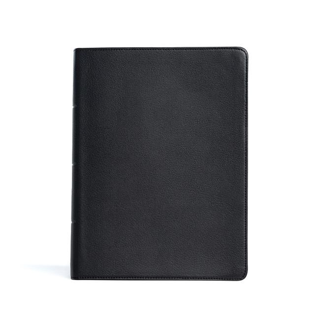 CSB Life Counsel Bible, Black Genuine Leather: Practical Wisdom for All of Life