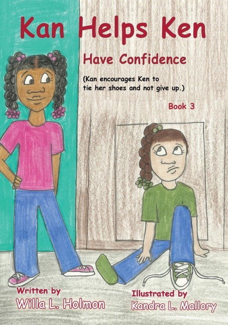 Kan Helps Ken Have Confidence: Kan Encourages Ken to Tie Her Shoes and Not Give Up