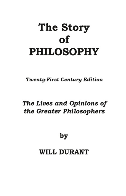 The Story of Philosophy