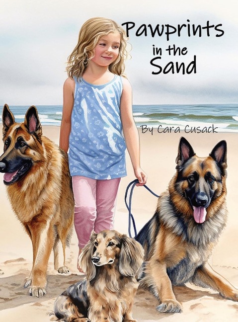 Pawprints in the Sand: a childrens dog book, a girl and her dogs set out on a beach adventure!