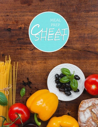 Meal Prep Cheat Sheet Track and Plan, Manage Household Food Inventory, Eat Healthy