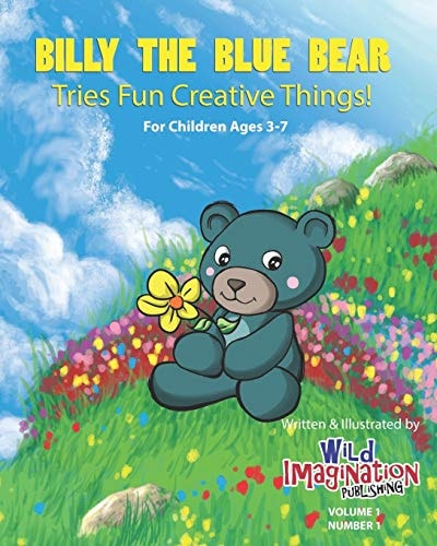 Billy The Blue Bear Tries Fun Creative Things!