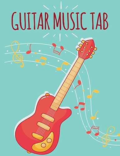 Guitar Music Tab Chord, Standard Staff & Tablature Paper