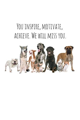 You Inspire, Motivate, Achieve. We Will Miss You Perfect Goodbye Gift for Coworker That Is Leaving / Going Away Gift for Your Co Worker, Boss, Manager, Employee