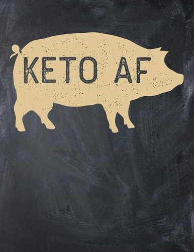 Keto AF Macros and Meal Tracking, Monthly, 90 Days, Yearly Keto Day Tracker, Track Your Progress and Accomplished Goals