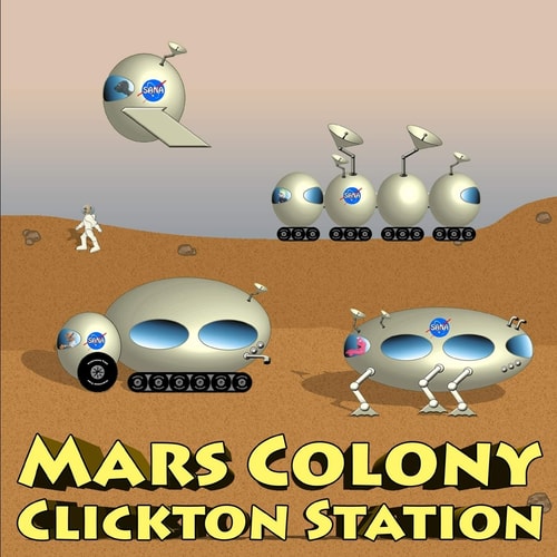 Mars Colony Clickton Station