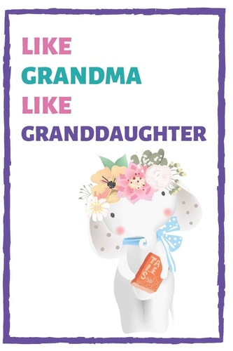 Like Grandma Like Granddaughter Grandma Alternative Card from Granddaughter