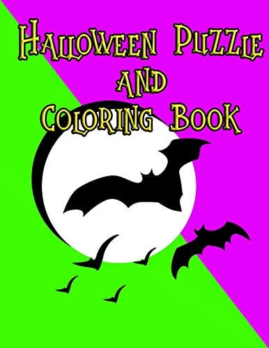 Halloween Puzzle and Coloring Book Crosswords, Sudoku, Word Searches and Coloring Pages