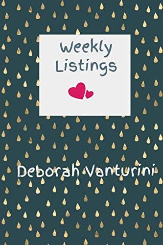 Weekly Listings Monday-Sunday Daily Weekly Listing Book For Resellers Reselling