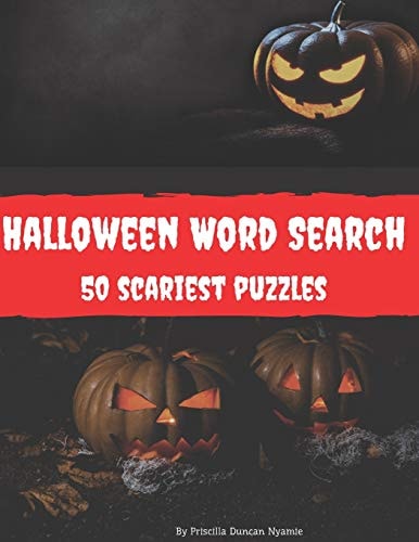 Halloween Word Search 50 Scariest Puzzles