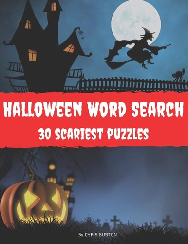 Halloween Word Search 30 Scariest Puzzles