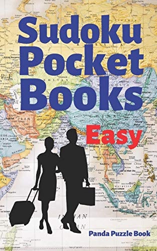 Sudoku Pocket Books Easy Travel Activity Book For Adults