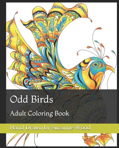 Odd Birds Adult Coloring Book