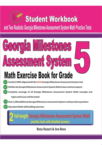 Georgia Milestones Assessment System Math Exercise Book for Grade 5 Student Workbook and Two Realistic GMAS Math Tests