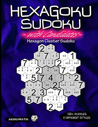 Hexagoku Sudoku with Candidates Hexagon Cluster Sudoku