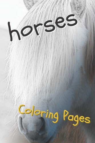 Horses Coloring Pages Beautiful Drawings for Adults Relaxation and for Kids