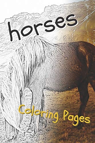 Horses Coloring Pages Beautiful Drawings for Adults Relaxation and for Kids