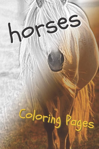 Horses Coloring Pages Beautiful Drawings for Adults Relaxation and for Kids