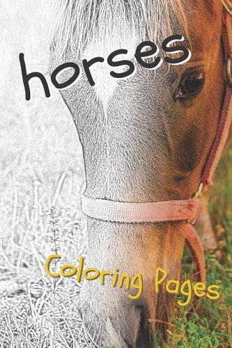 Horses Coloring Pages Beautiful Drawings for Adults Relaxation and for Kids