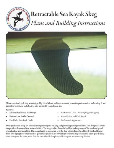 Retractable Sea Kayak Skeg Plans and Building Instructions