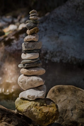 Stones Piled Piling Rocks Bothers Some People.