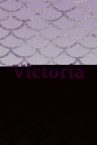 Victoria Writing Paper & Purple Mermaid Cover